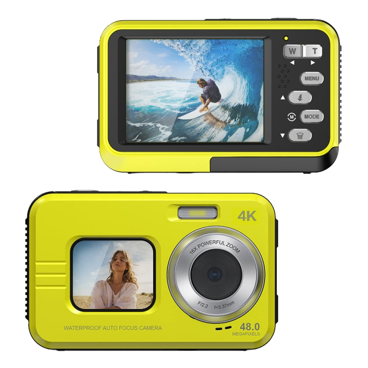 WDC901 3.5m Waterproof 48MP HD Dual Screen Outdoor Sports Digital Camera, US Plug, UK Plug, EU Plug, AU Plug WDC901 3.5m Waterproof 48MP HD Dual Screen Outdoor Sports Digital Camera, US Plug, UK Plug, EU Plug, AU Plug